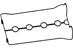 Прокладка клапанной крышки DAEWOO NEXIA для CHEVROLET CRUZE (J300) 1.6 2009-, код двигателя F16D3,LXT,LXV, V см3 1598, кВт 80, л.с. 109, бензин, GENERAL MOTORS 96353002